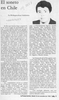 El soneto en Chile  [artículo] Wellington Rojas.
