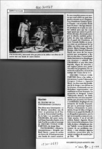 El Teatro de la Universidad Católica  [artículo].