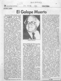 El galope muerto  [artículo] Filebo.