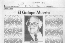 El galope muerto  [artículo] Filebo.