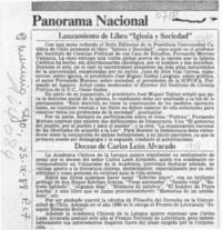 Panorama nacional  [artículo].