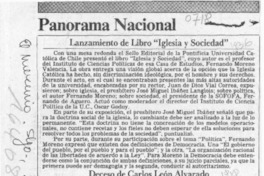 Panorama nacional  [artículo].