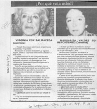 Por qué vota usted?  [artículo].