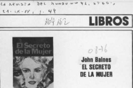 El Secreto de la mujer  [artículo].