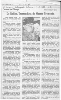 De Rokha, tremendista de muerte tremenda