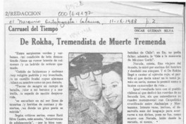 De Rokha, tremendista de muerte tremenda