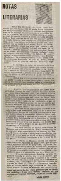 Notas literarias