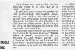 Cartas sobre la mesa