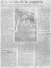 A la salida de la angustia