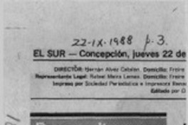 Soffia  [artículo] R.