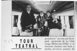 Tour teatral  [artículo].