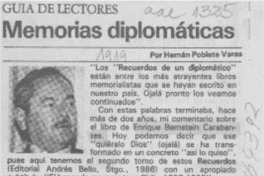 Memorias diplomáticas