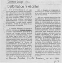 Diplomático y escritor