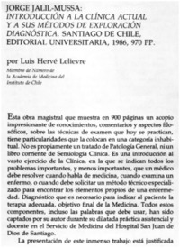 Introducción a la clínica actual y a sus métodos de exploración diagnóstica