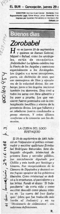 Zorobabel  [artículo] R.