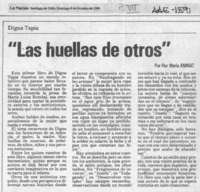 "Las huellas de otros"