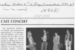 Café concert