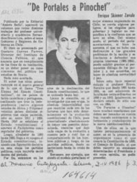 "De Portales a Pinochet"