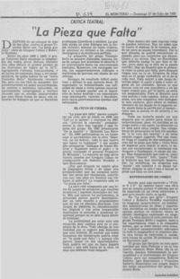 "La pieza que falta"