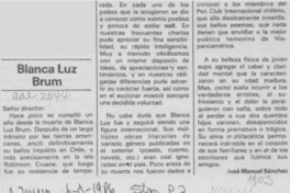 Blanca Luz Brum