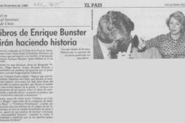 Los Libros de Enrique Bunster seguirán haciendo historia