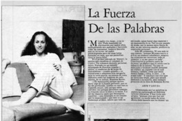 La fuerza de las palabras