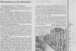 Tertulias en La Moneda