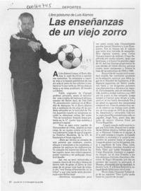 Las enseñanzas de un viejo zorro  [artículo] Víctor Geraci.