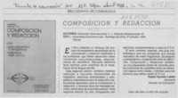 Composición y redacción