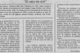 "El valor de vivir"