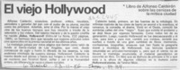 El Viejo Hollywood  [artículo].