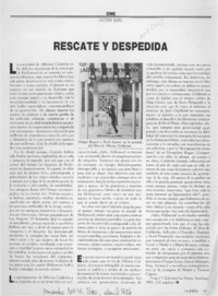 Rescate y despedida  [artículo] Héctor Soto.