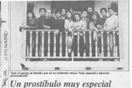 Un Prostíbulo muy especial inaugura Bastián Bodenhöfer  [artículo].