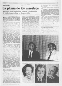 La pluma de los maestros