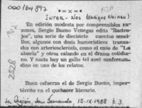 Inter - Nos  [artículo] Enrique Neiman.