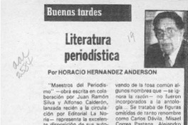 Literatura periodística