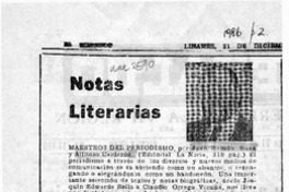Notas literarias