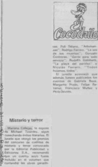 Misterio y terror