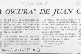 "Cámara oscura" de Juan Cameron