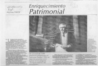 Enriquecimiento patrimonial  [artículo] Gloria Mulet M.