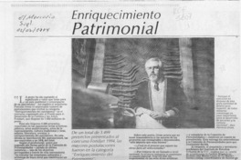 Enriquecimiento patrimonial  [artículo] Gloria Mulet M.