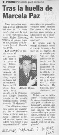 Tras la huella de Marcela Paz  [artículo].