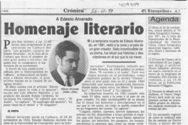 Homenaje literario  [artículo]