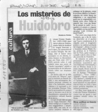 Los misterios de Huidobro