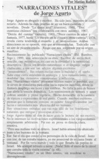 Los autores y sus obras  [artículo] Matías Rafide