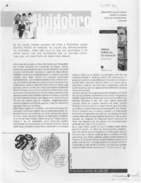 Huidobro al castellano  [artículo] Cristóbal Joannon