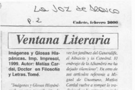 Imágenes y glosas hispánicas  [artículo] Miguel Ramírez
