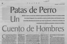 Patas de perro, un cuento de hombres  [artículo] Melanie Jösch K.