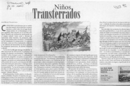 Niños transterrados  [artículo] Mario Valdovinos