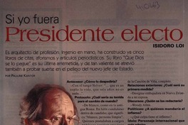 Si yo fuera presidente electo  [artículo] Pauline Kantor